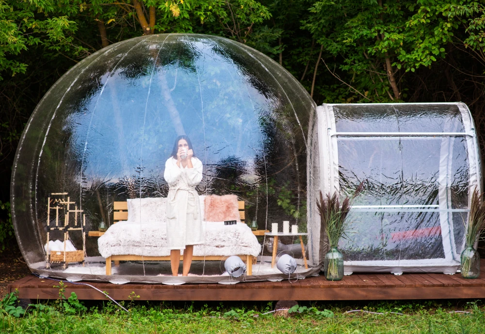 pop-up bubble tent